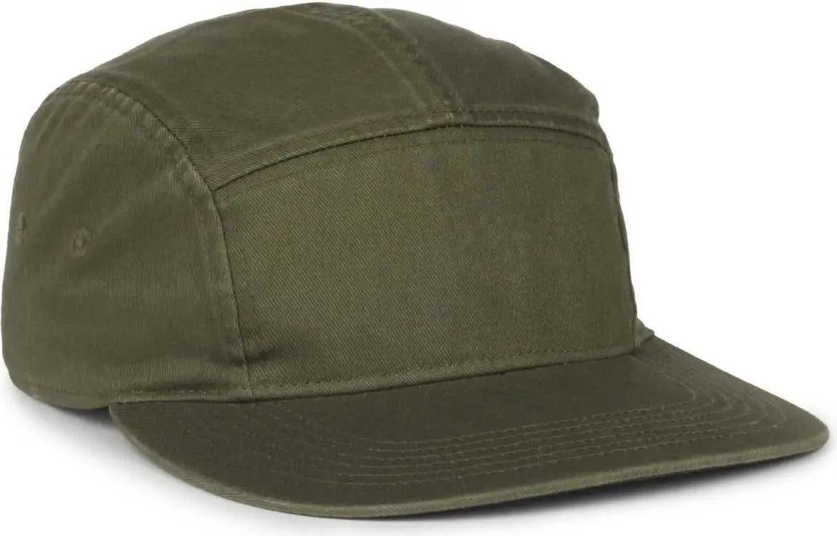 OC Sports OC505 5-Panel Camper Cap - Olive - Olive / OSFM