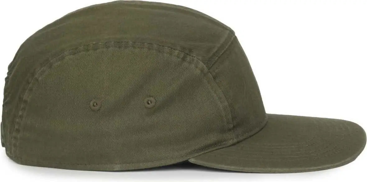 OC Sports OC505 5-Panel Camper Cap - Olive - Olive / OSFM