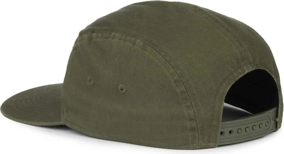 OC Sports OC505 5-Panel Camper Cap - Olive - Olive / OSFM