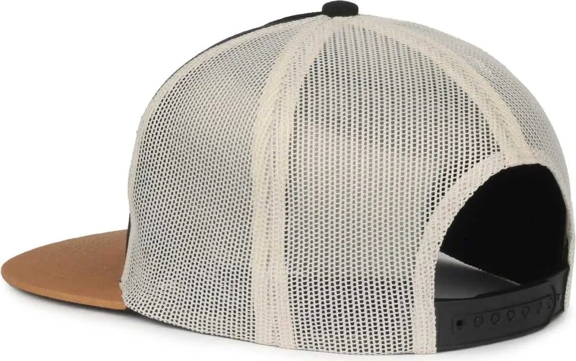 OC Sports OC510HP 5-Panel Mesh Back Cap - Black Stone Duk - Duk / OSFM