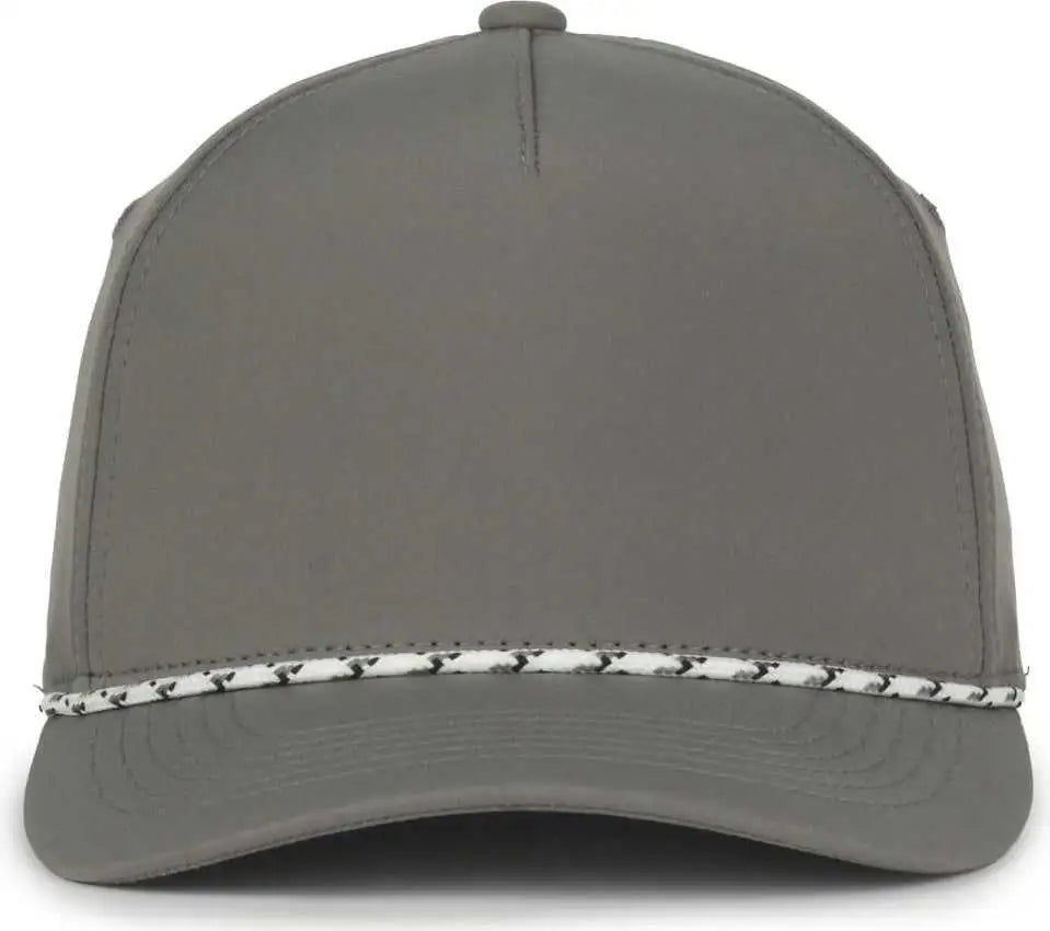 OC Sports OC550PF Performance 5-Panel with Cord Cap - Charcoal - Dark Gray / OSFM