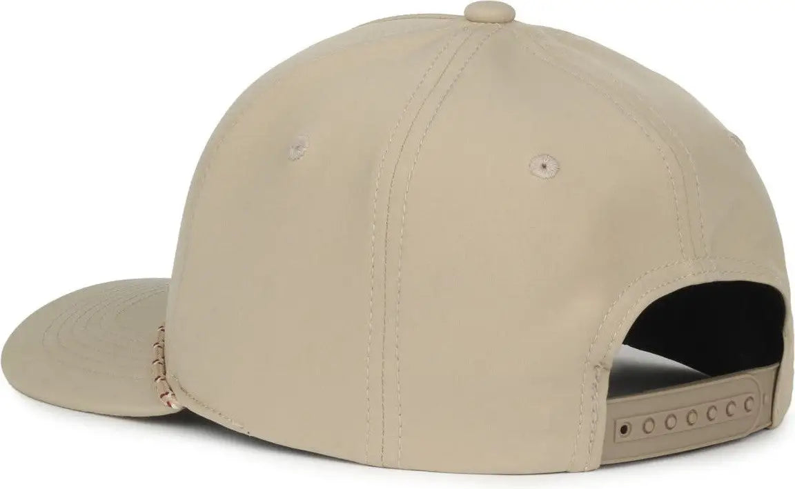 OC Sports OC550PF Performance 5-Panel with Cord Cap - Khaki - Khaki / OSFM