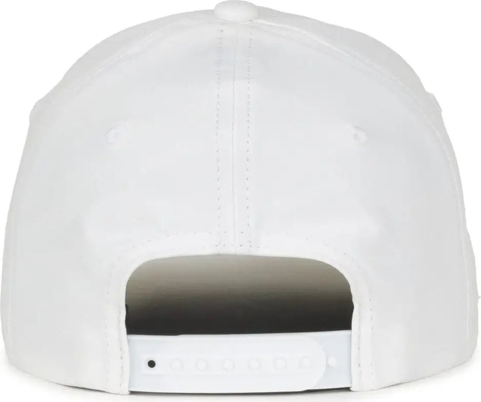 OC Sports OC550PF Performance 5-Panel with Cord Cap - White - White / OSFM