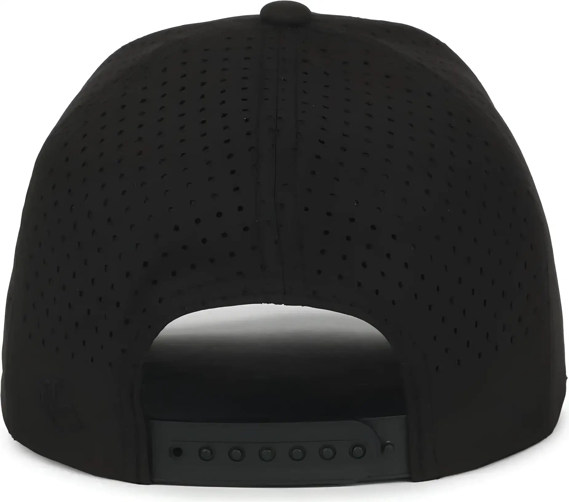 OC Sports OC551PF Perforated Performance 5-Panel with Cord Cap - Black - Black / OSFM