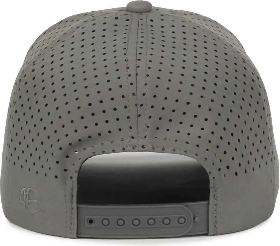 OC Sports OC551PF Perforated Performance 5-Panel with Cord Cap - Charcoal - Dark Gray / OSFM