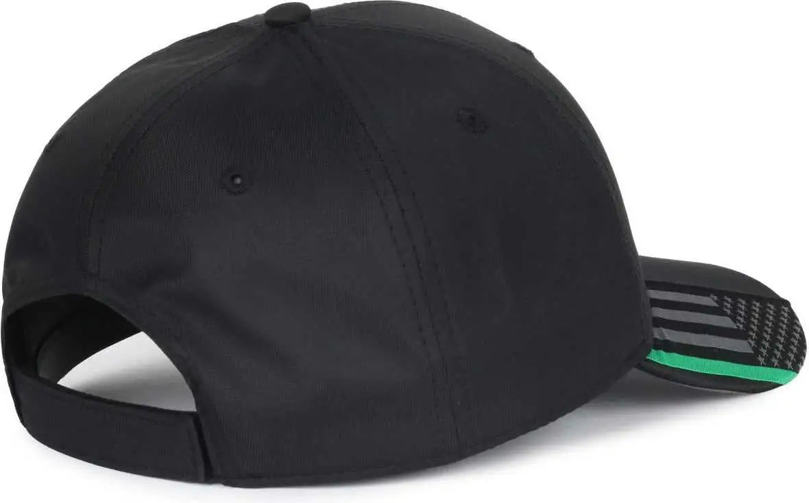 OC Sports OC601 Performance Service Flag Insert Cap - Black Mlty2 - Mlty2 / OSFM