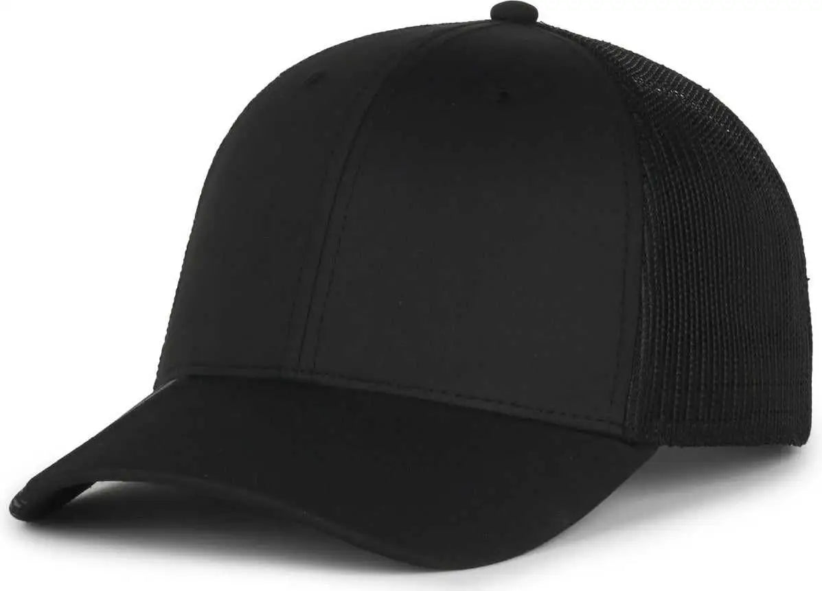 OC Sports OC601M Performance Service Flag Insert Mesh Back Cap - Black Black Police - Police / OSFM