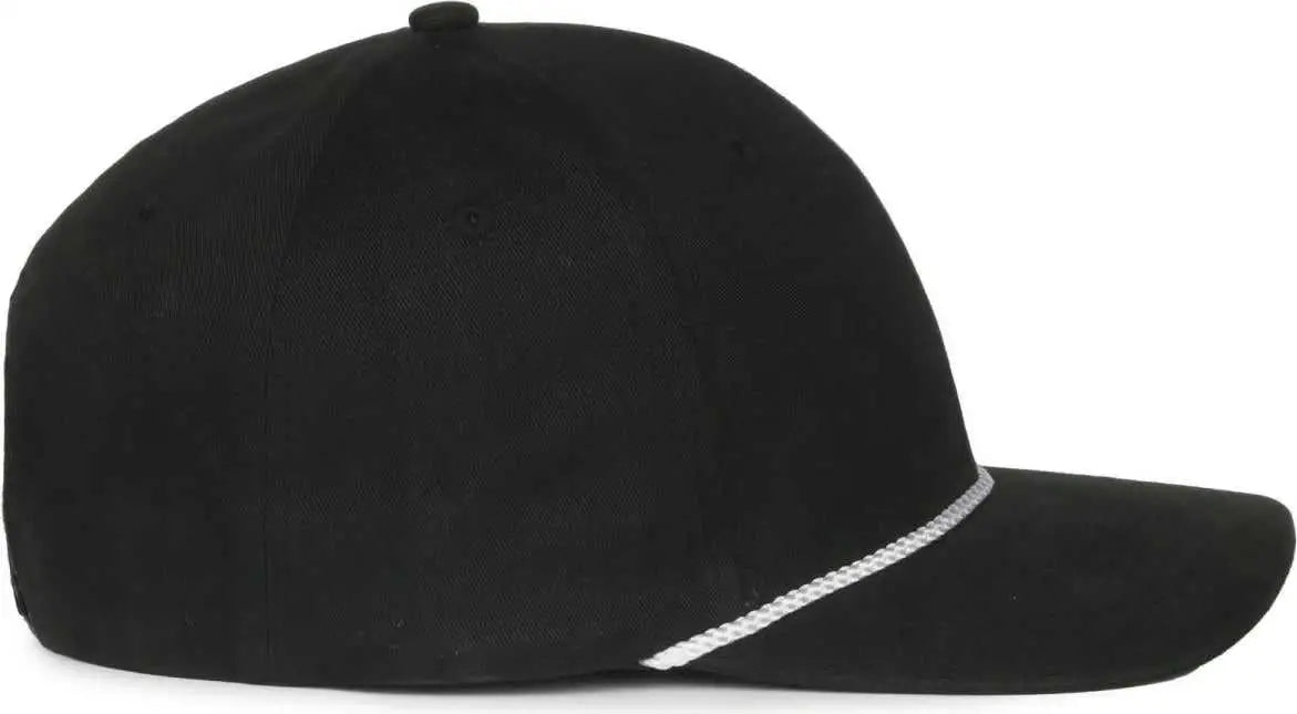 OC Sports OC602 Modern Solid with Cord Cap - Black - Black / OSFM
