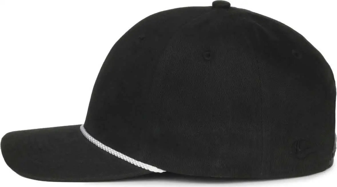 OC Sports OC602 Modern Solid with Cord Cap - Black - Black / OSFM