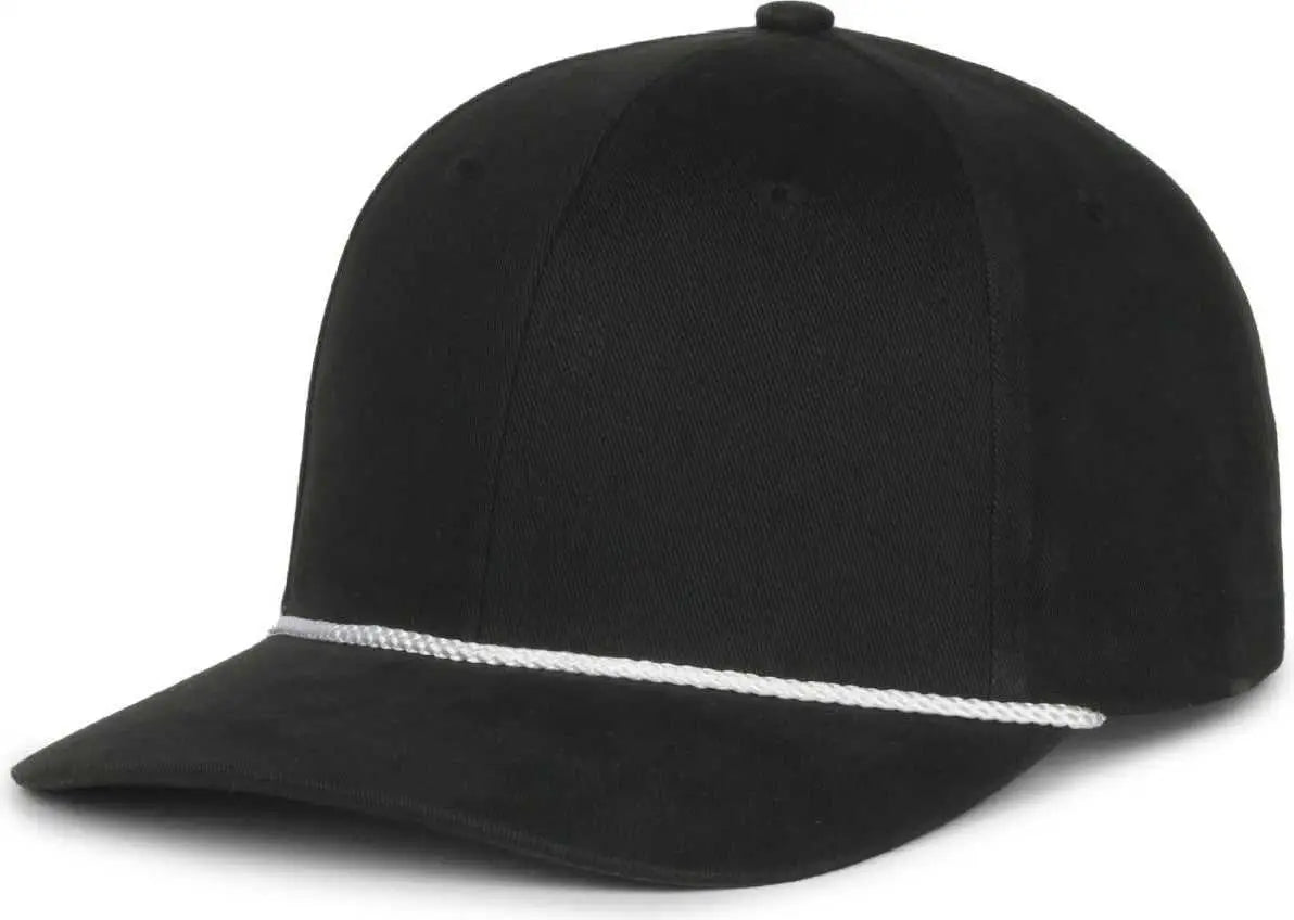 OC Sports OC602 Modern Solid with Cord Cap - Black - Black / OSFM