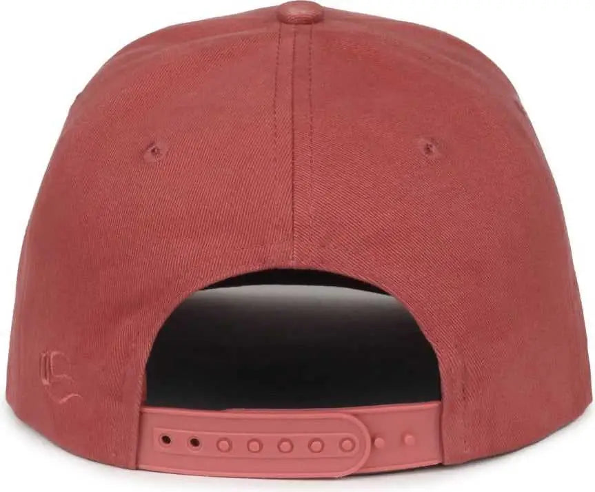 OC Sports OC602 Modern Solid with Cord Cap - Lake Red - Red / OSFM