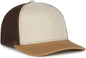 OC Sports OC770 Adjustable Mesh Back Cap with Sweatband - Heathered Stone Brown Old Gold - Gold / OSFM