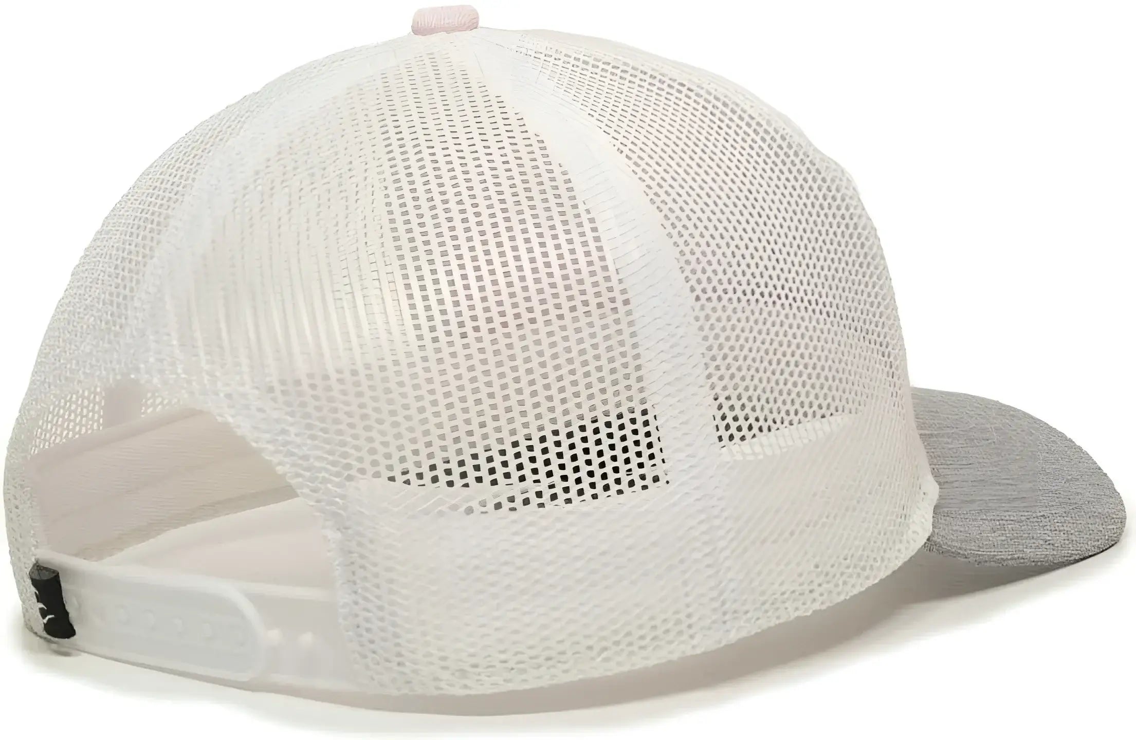 OC Sports OC770 Adjustable Mesh Back Cap with Sweatband - Pink White Heathered Gray - Green White / 6 7/8’’ - 7 1/2’’