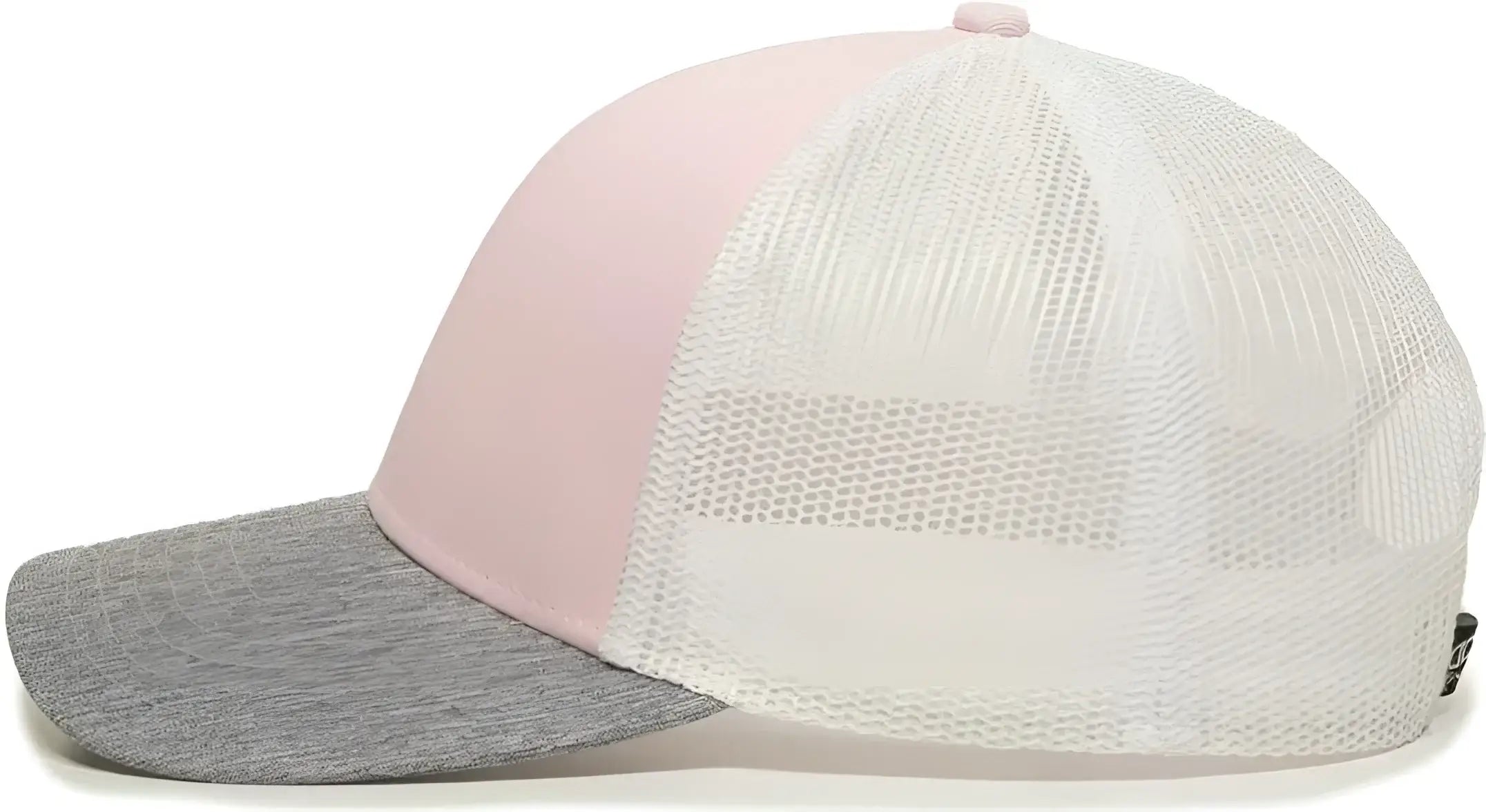 OC Sports OC770 Adjustable Mesh Back Cap with Sweatband - Pink White Heathered Gray - Green White / 6 7/8’’ - 7 1/2’’