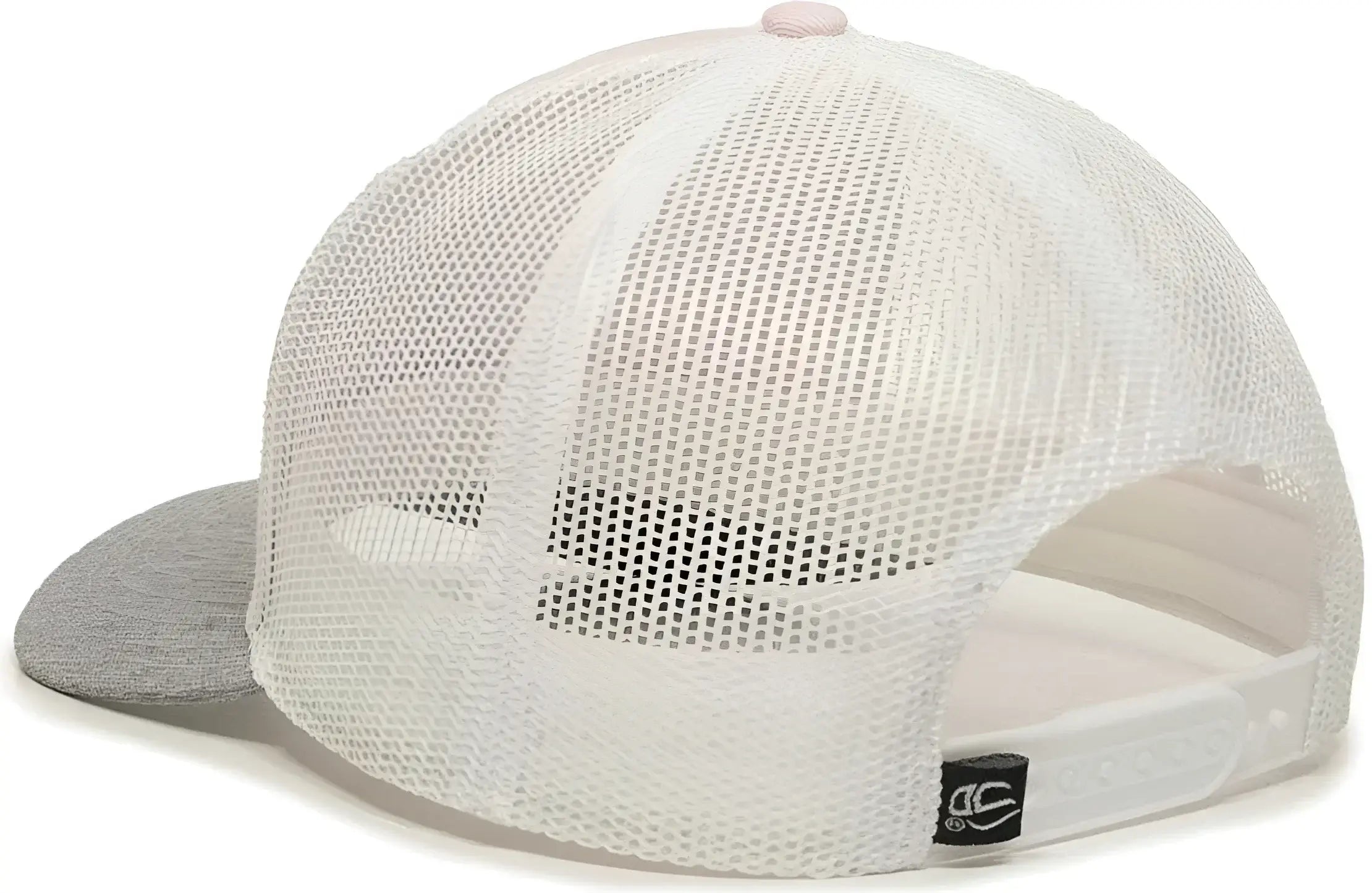 OC Sports OC770 Adjustable Mesh Back Cap with Sweatband - Pink White Heathered Gray - Green White / 6 7/8’’ - 7 1/2’’