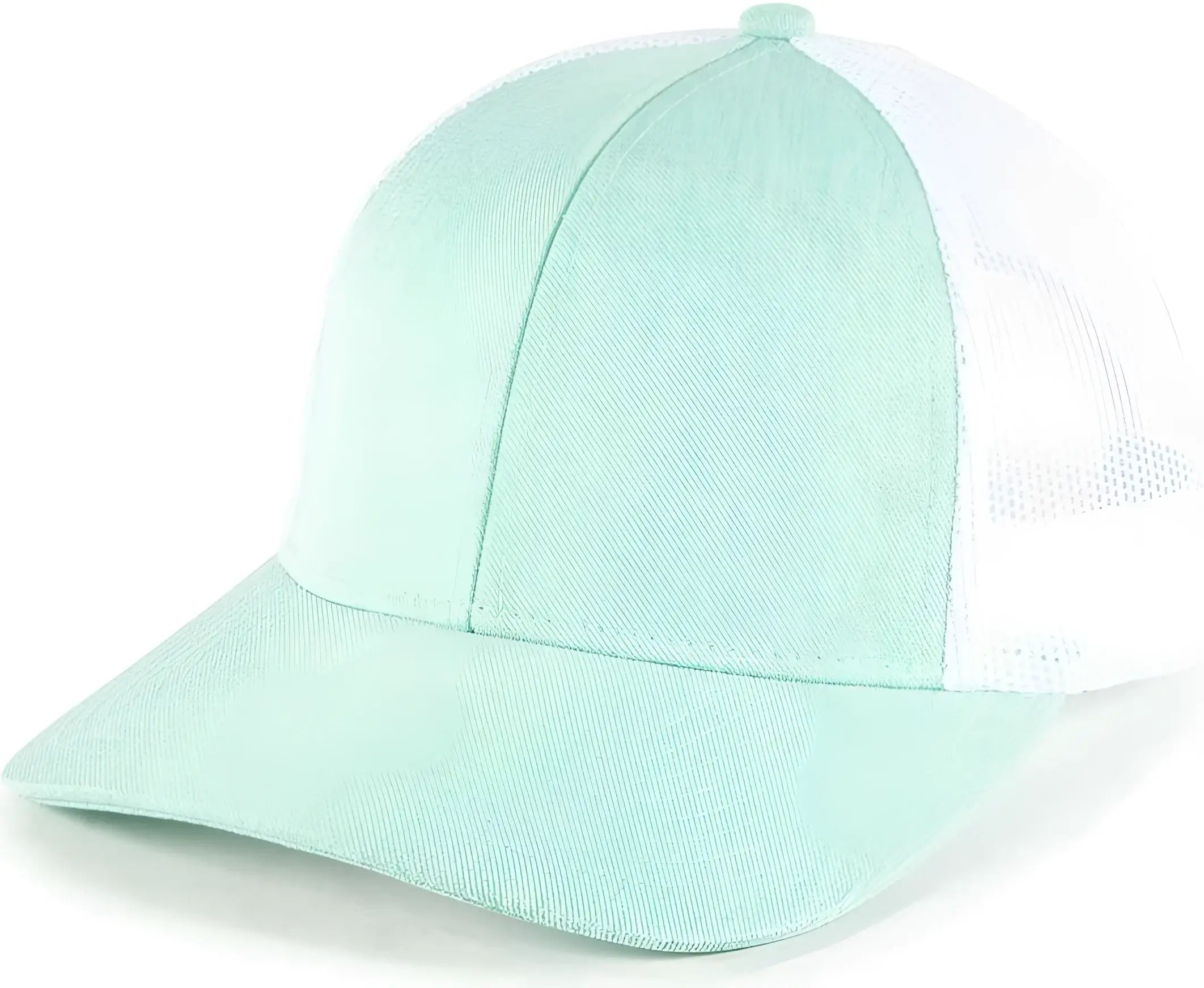 OC Sports OC770L Heathered Adjustable Mesh Back Cap - Heathered Mint White - Mint White / 6 7/8’’ - 7 1/2’’