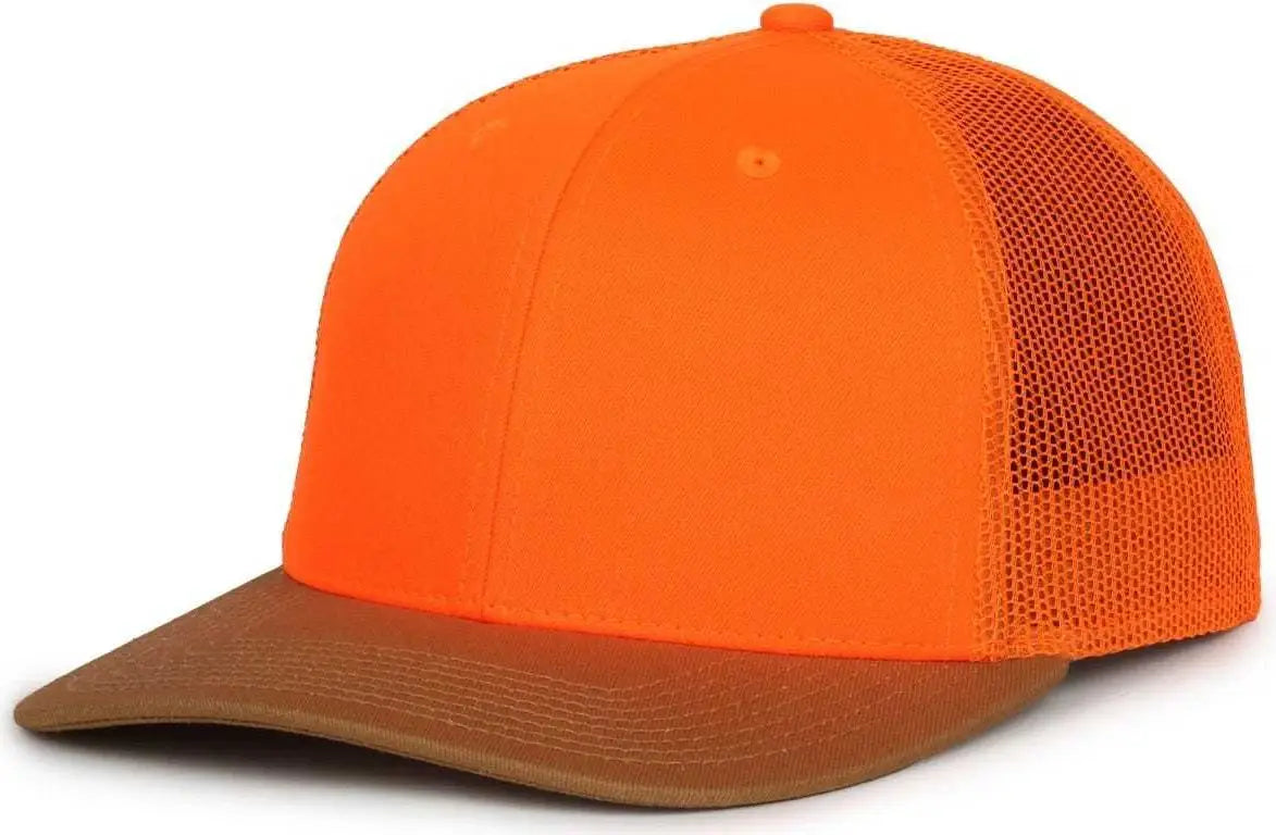 OC Sports OC771 Adjustable Mesh Back Cap - Blaze Blaze Old Gold - Blaze Blaze Old Gold / 6 7/8’’ - 7 1/2’’