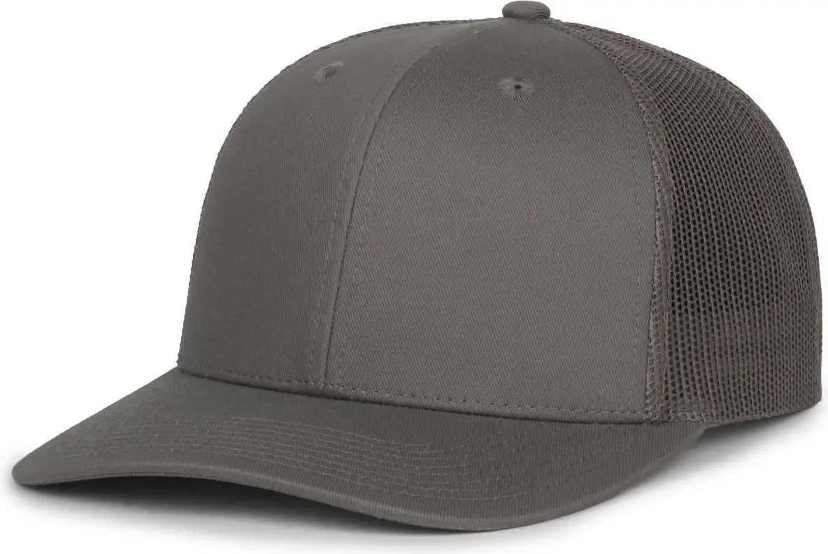 OC Sports OC771 Adjustable Mesh Back Cap - Charcoal Charcoal - Dark Gray / OSFM