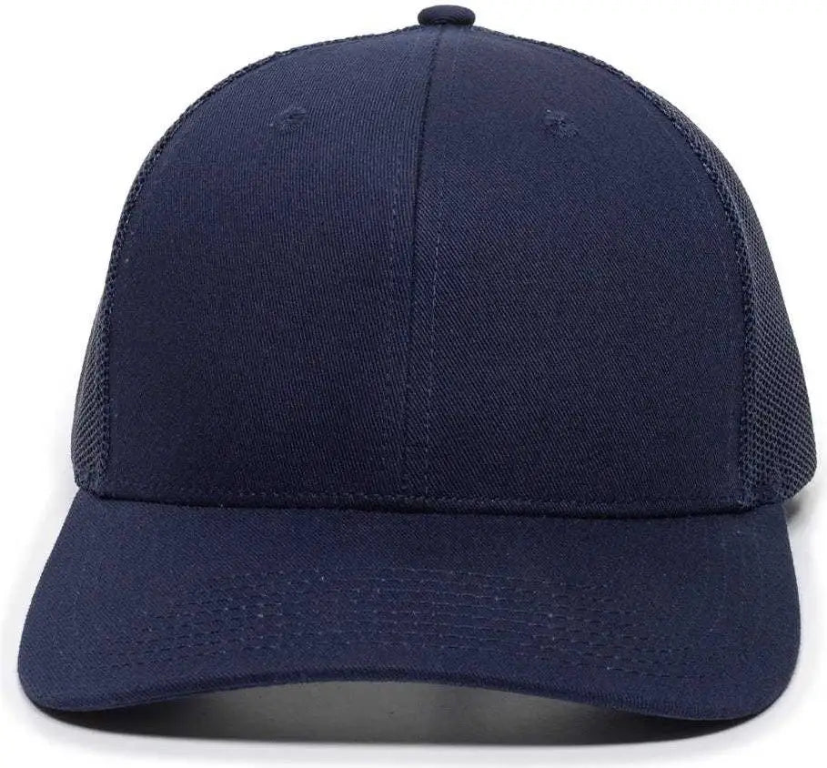 OC Sports OC771 Adjustable Mesh Back Cap - Navy - Navy / 6 7/8’’ - 7 1/2’’