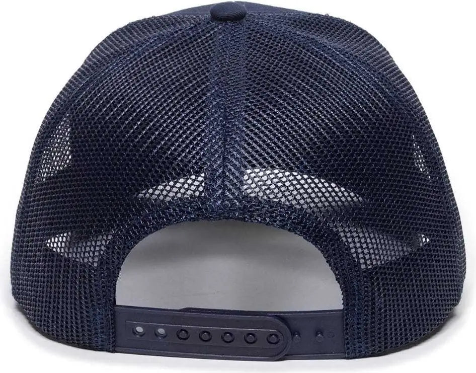 OC Sports OC771 Adjustable Mesh Back Cap - Navy - Navy / 6 7/8’’ - 7 1/2’’