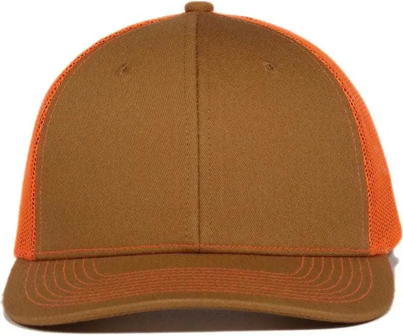 OC Sports OC771 Adjustable Mesh Back Cap - Old Gold Blaze - Gold Blaze / 6 7/8’’ - 7 1/2’’