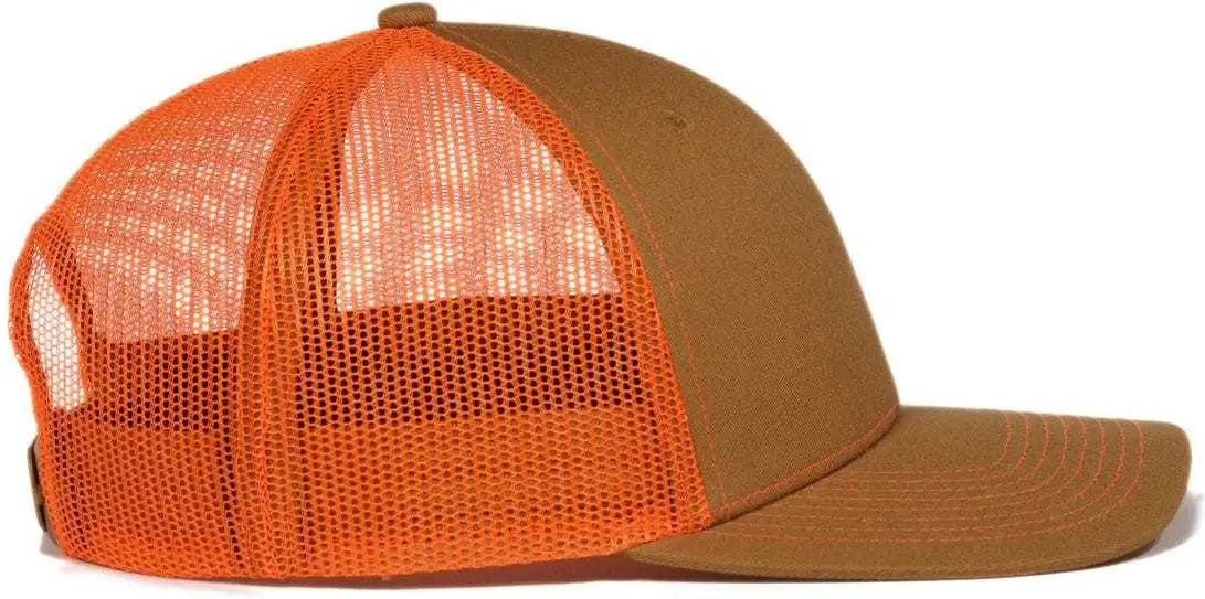 OC Sports OC771 Adjustable Mesh Back Cap - Old Gold Blaze - Gold Blaze / 6 7/8’’ - 7 1/2’’