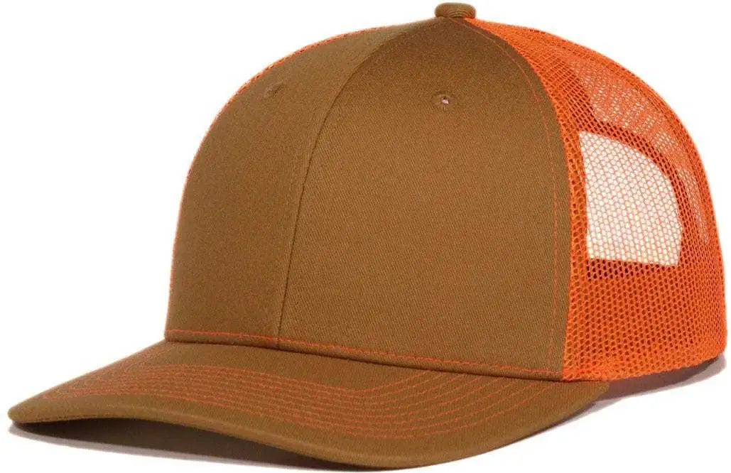 OC Sports OC771 Adjustable Mesh Back Cap - Old Gold Blaze - Gold Blaze / 6 7/8’’ - 7 1/2’’