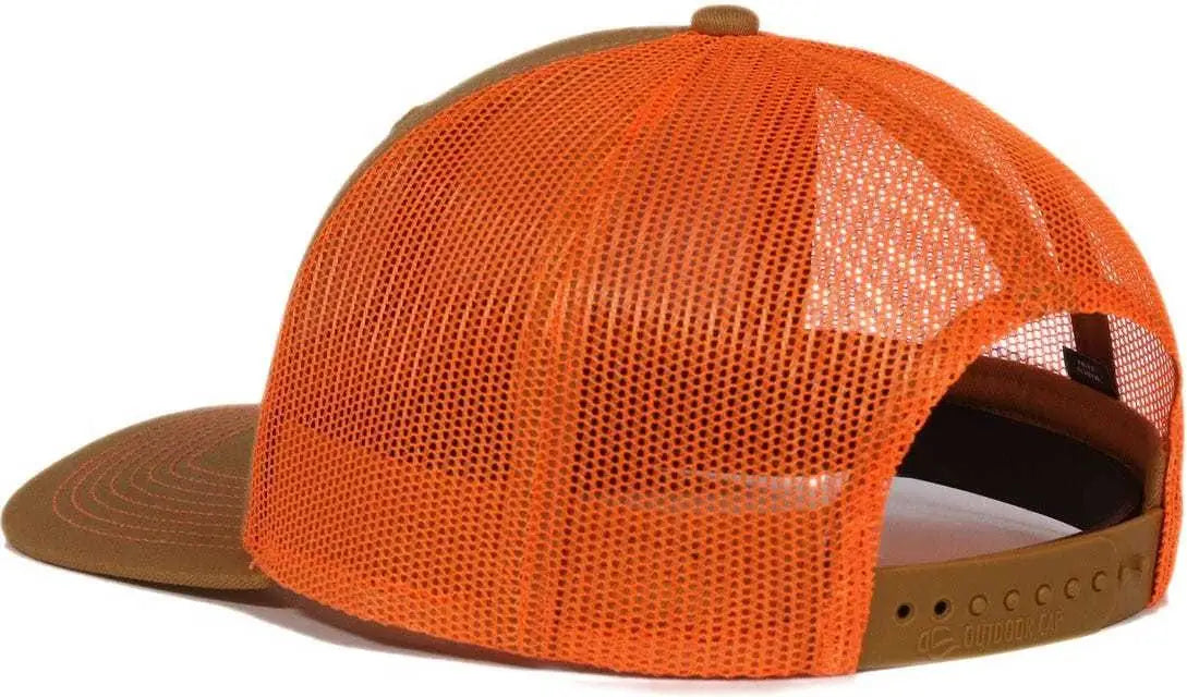OC Sports OC771 Adjustable Mesh Back Cap - Old Gold Blaze - Gold Blaze / 6 7/8’’ - 7 1/2’’