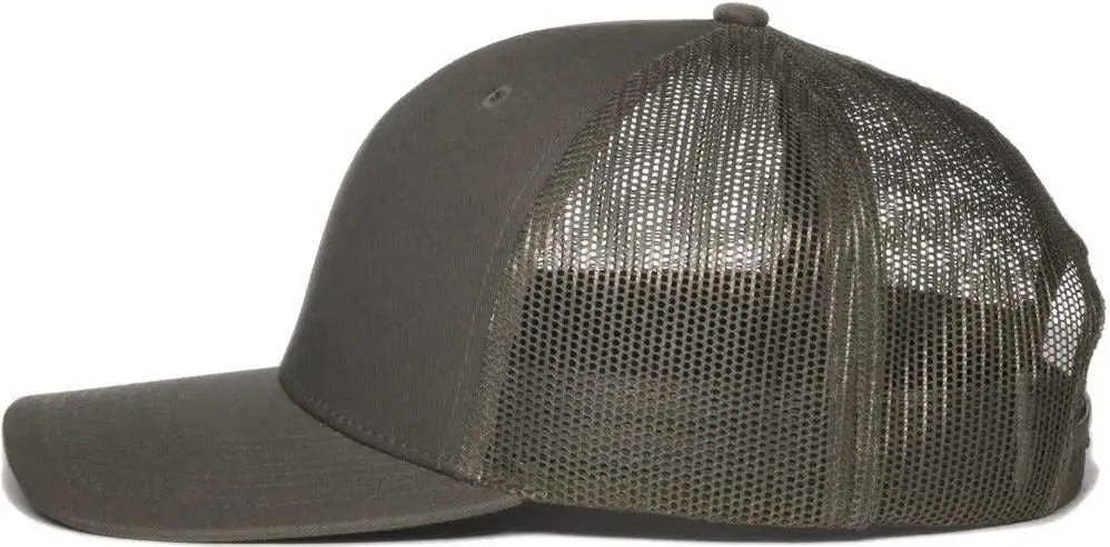 OC Sports OC771 Adjustable Mesh Back Cap - Olive Olive - Olive / OSFM