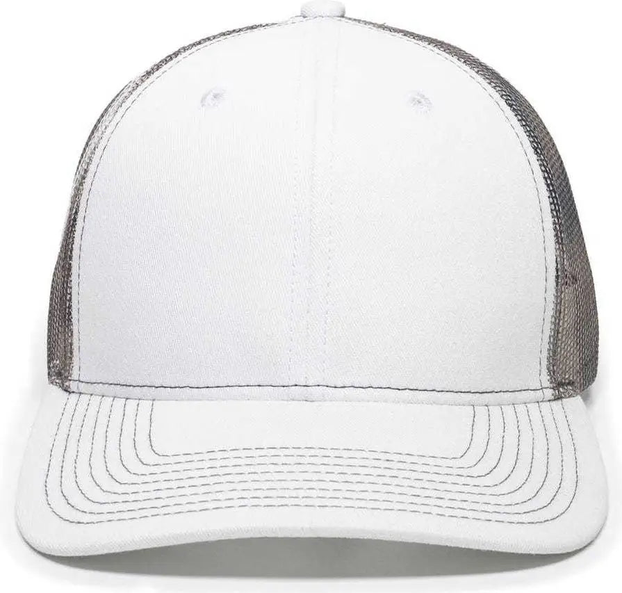 OC Sports OC771 Adjustable Mesh Back Cap - White Gray Generic Camo - White Gray / 6 7/8’’ - 7 1/2’’