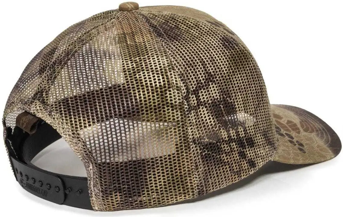 OC Sports OC771CAMO Adjustable Mesh Back Cap - Kryptek Highlander - Kryptek / 6 7/8’’ - 7 1/2’’