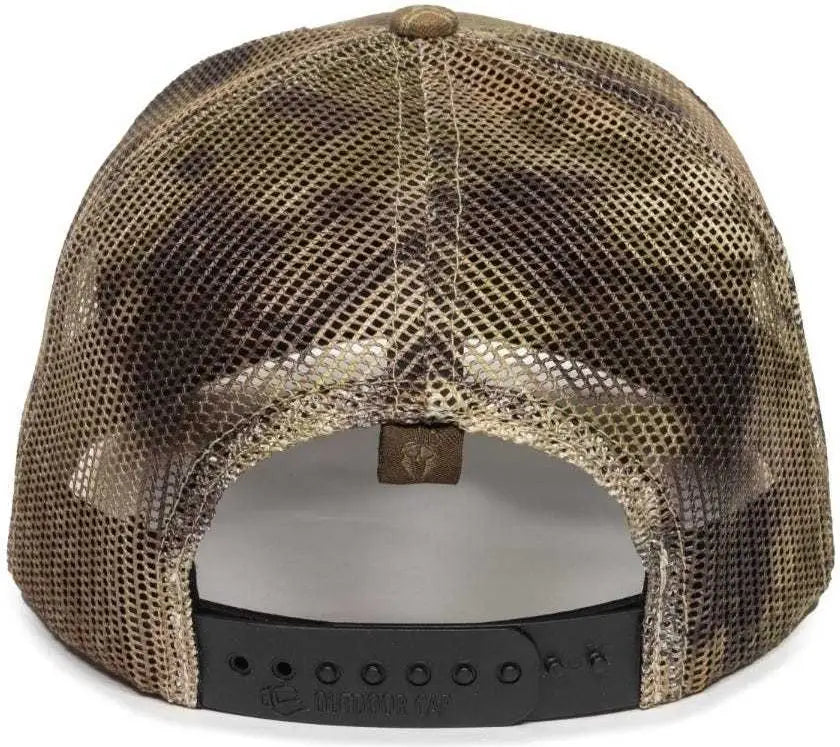 OC Sports OC771CAMO Adjustable Mesh Back Cap - Kryptek Highlander - Kryptek / 6 7/8’’ - 7 1/2’’