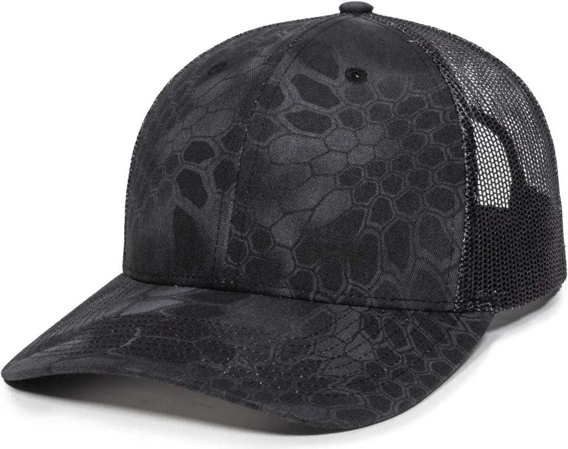 OC Sports OC771CAMO Adjustable Mesh Back Cap - Kryptek Typhon - Kryptek / 6 7/8’’ - 7 1/2’’