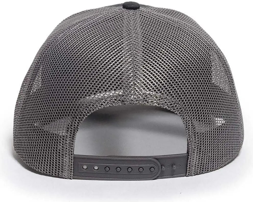OC Sports OC771CAMO Adjustable Mesh Back Cap - Kryptek Typhon Charcoal - Kryptek Typhon Dark Gray / 6 7/8’’ - 7 1/2’’