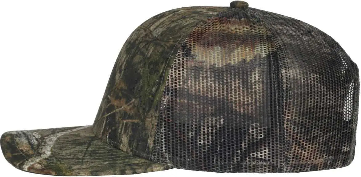 OC Sports OC771CAMO Adjustable Mesh Back Cap - Mossy Oak Country DNA - Mossy Oak / OSFM