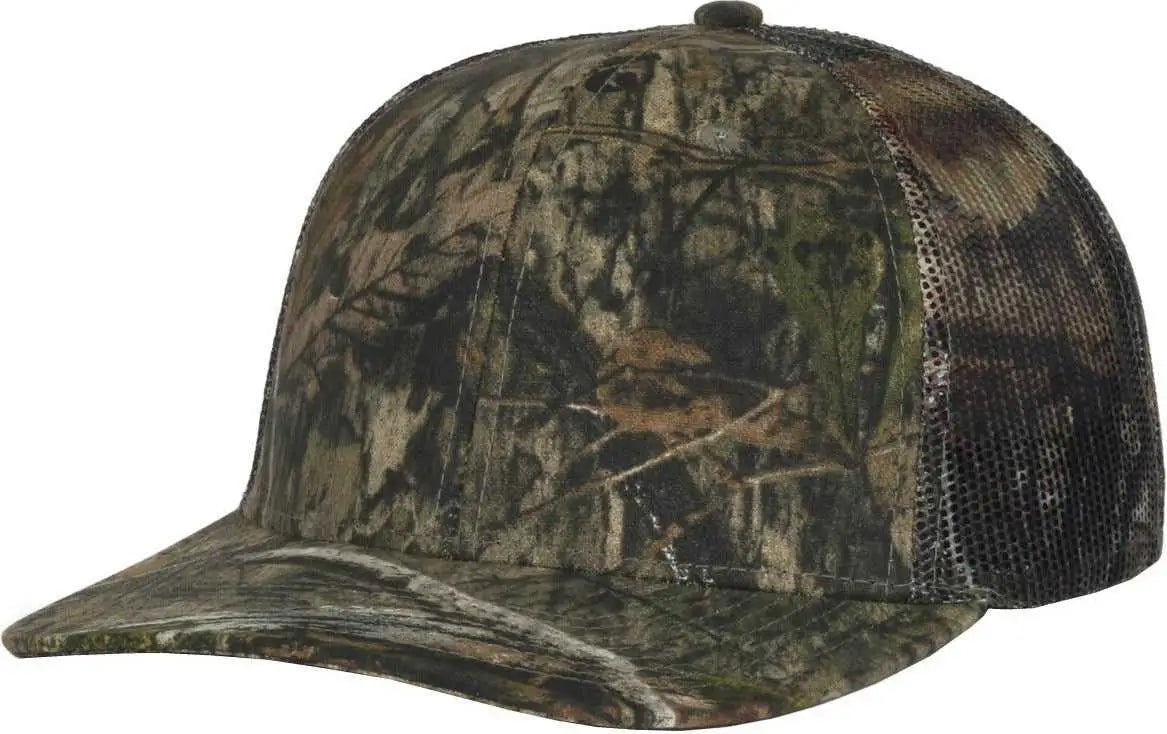 OC Sports OC771CAMO Adjustable Mesh Back Cap - Mossy Oak Country DNA - Mossy Oak / OSFM