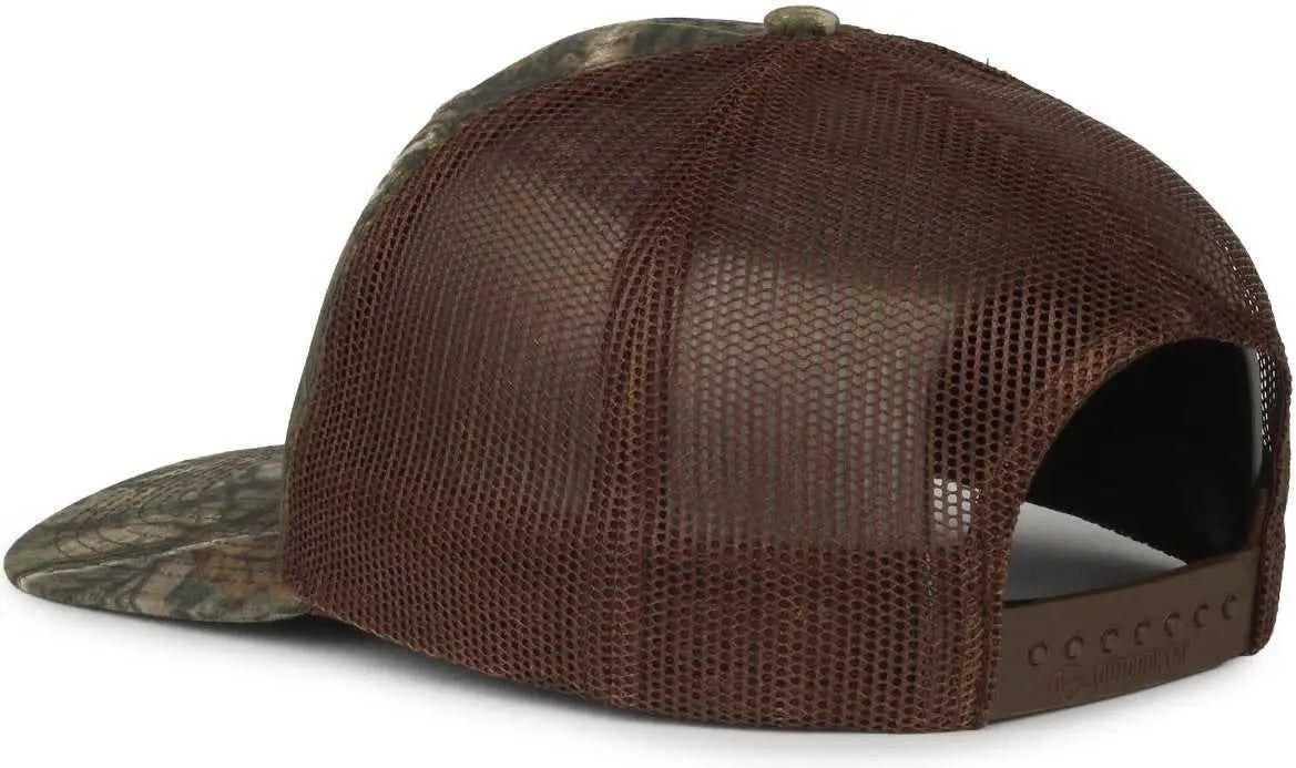 OC Sports OC771CAMO Adjustable Mesh Back Cap - Mossy Oak Country DNA Brown - Mossy Oak Brown / OSFM