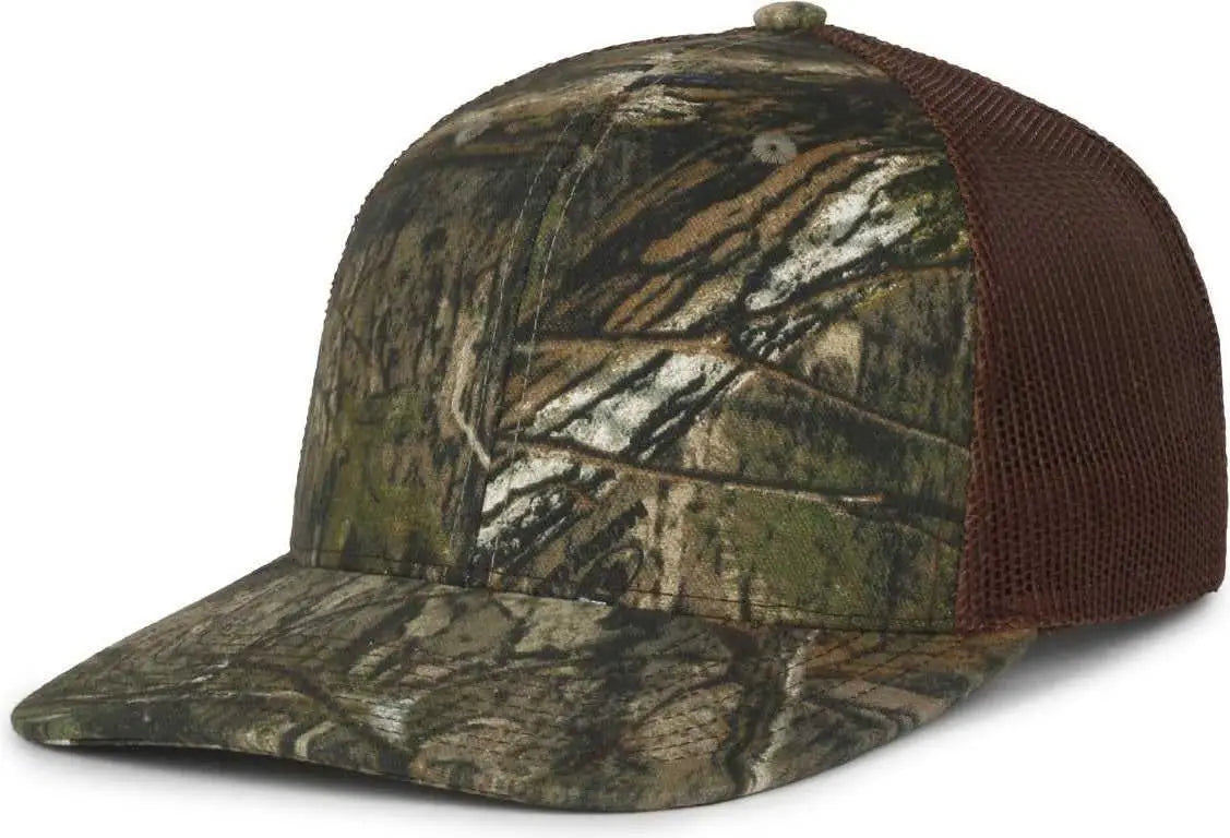 OC Sports OC771CAMO Adjustable Mesh Back Cap - Mossy Oak Country DNA Brown - Mossy Oak Brown / OSFM