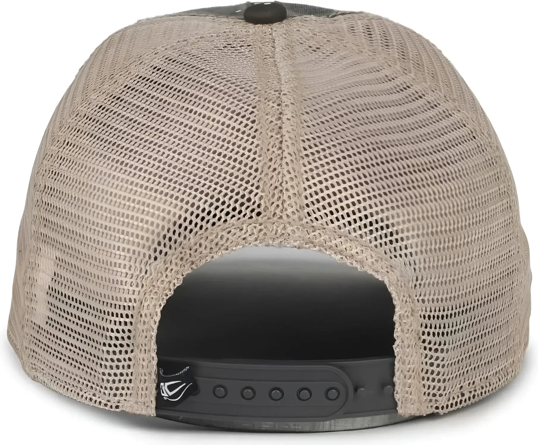 OC Sports OC801P Pattern on Front Panels and Visor Cap - Polka Dot Tea Stain - Stain / OSFM