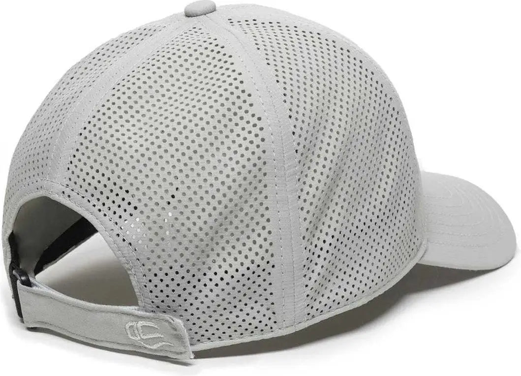 OC Sports OC803 Adjustable Mesh Back Solid Color Cap - Light Gray - Light Gray / 6 7/8’’ - 7 1/2’’
