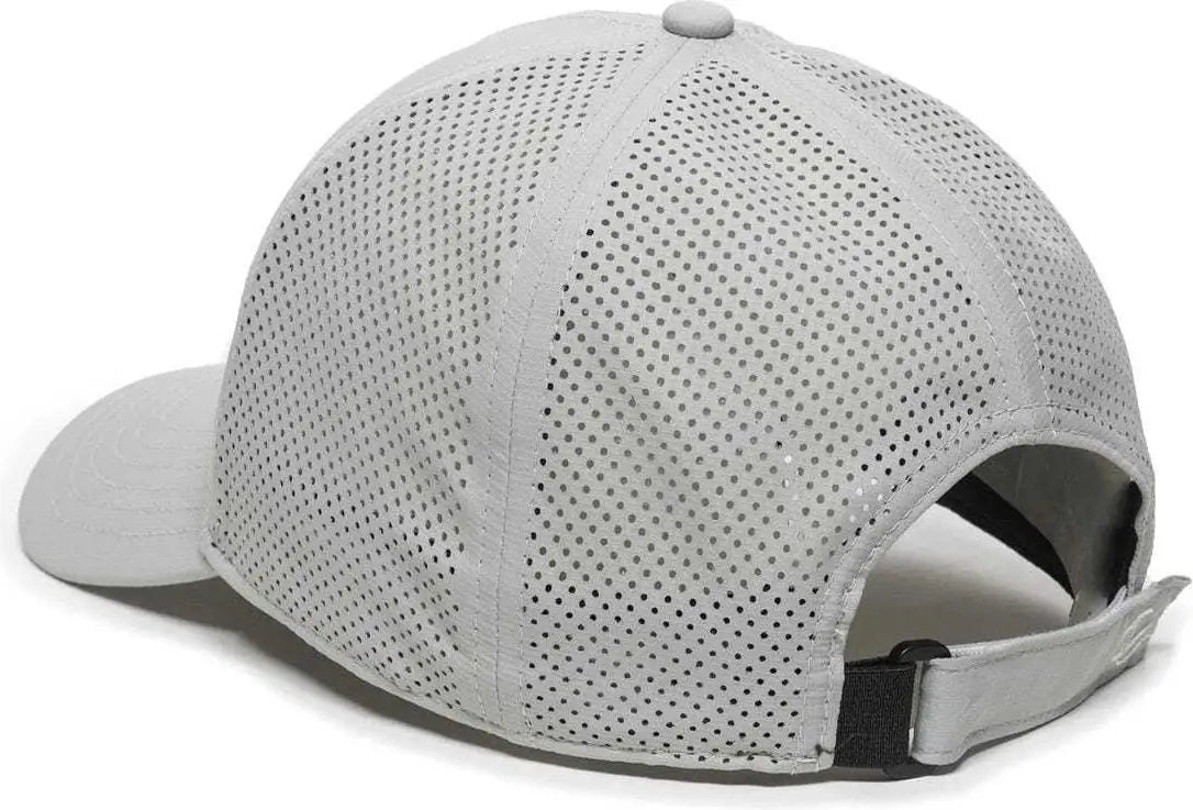 OC Sports OC803 Adjustable Mesh Back Solid Color Cap - Light Gray - Light Gray / 6 7/8’’ - 7 1/2’’