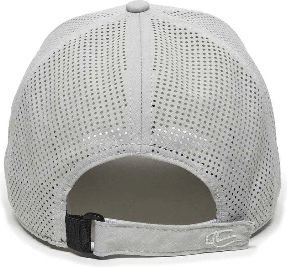 OC Sports OC803 Adjustable Mesh Back Solid Color Cap - Light Gray - Light Gray / 6 7/8’’ - 7 1/2’’