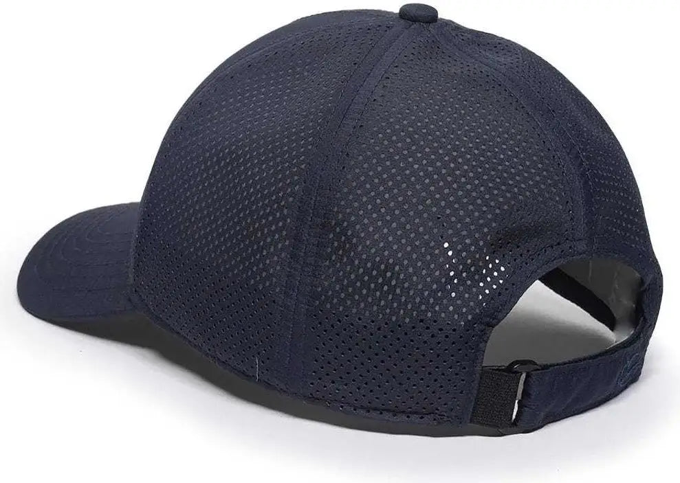 OC Sports OC803 Adjustable Mesh Back Solid Color Cap - Navy - Navy / 6 7/8’’ - 7 1/2’’