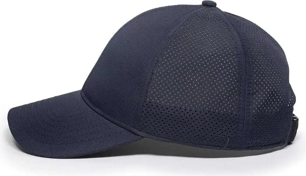 OC Sports OC803 Adjustable Mesh Back Solid Color Cap - Navy - Navy / 6 7/8’’ - 7 1/2’’