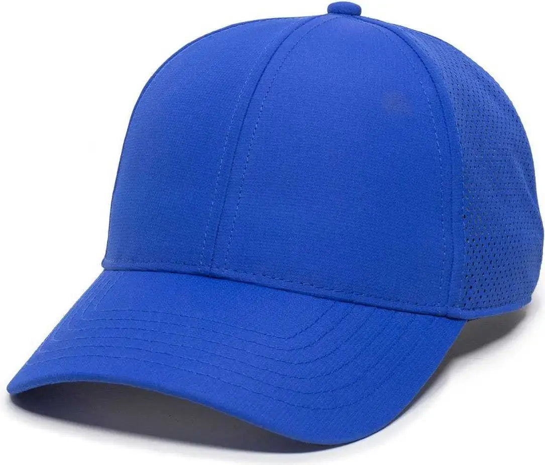 OC Sports OC803 Adjustable Mesh Back Solid Color Cap - Royal - Royal / 6 7/8’’ - 7 1/2’’