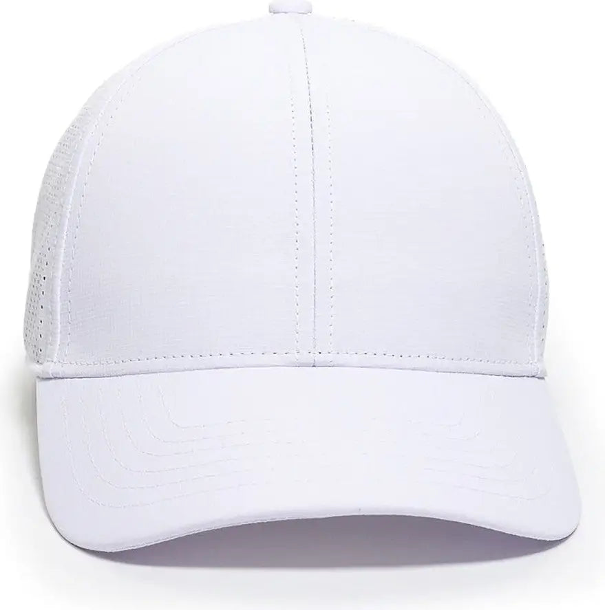 OC Sports OC803 Adjustable Mesh Back Solid Color Cap - White - White / 6 7/8’’ - 7 1/2’’