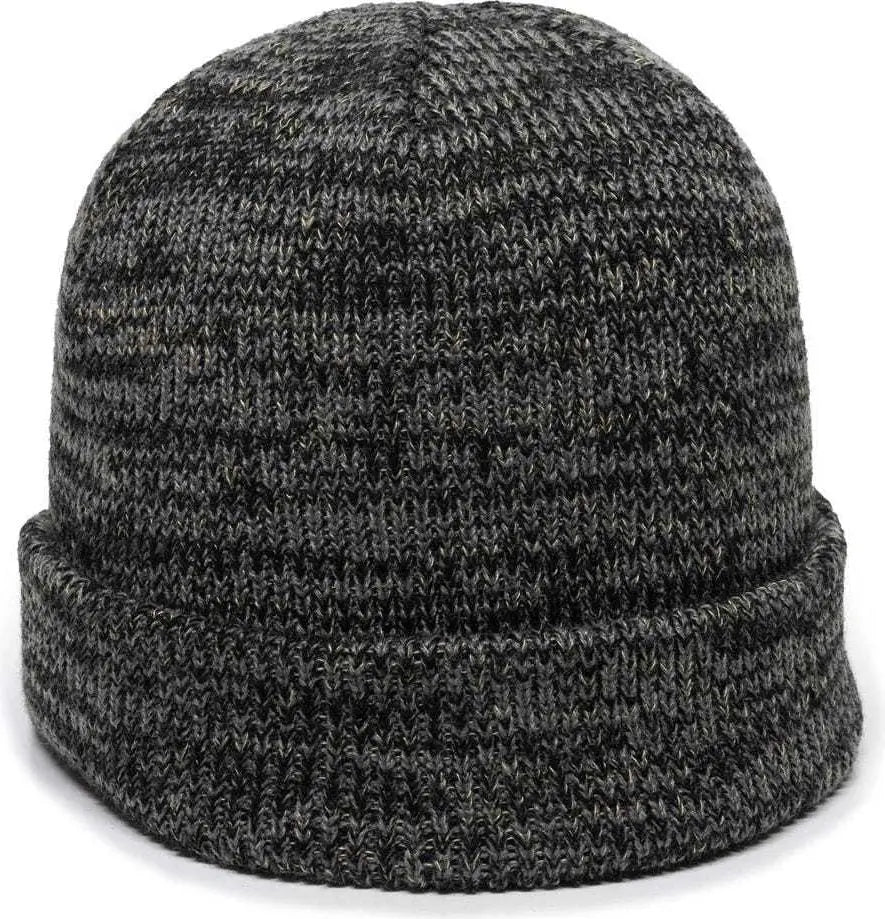 OC Sports OC804 Watch Beanie with Cuff - Black - Black / One Size Fits Most