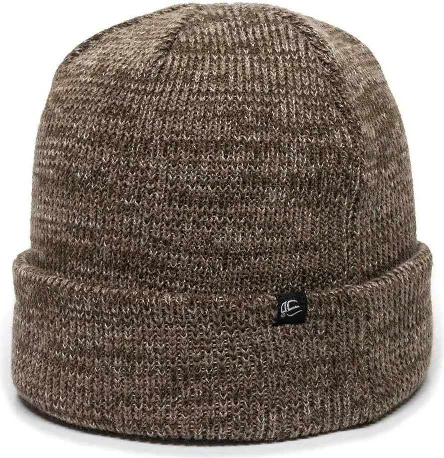 OC Sports OC804 Watch Beanie with Cuff - Brown - Brown / One Size Fits Most