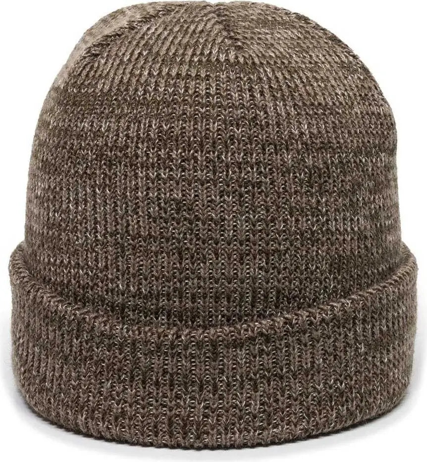OC Sports OC804 Watch Beanie with Cuff - Brown - Brown / One Size Fits Most