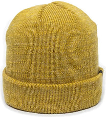 OC Sports OC804 Watch Beanie with Cuff - Mustard - Gold / One Size Fits Most